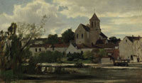 Jacob Maris View of Montigny-sur-Loing