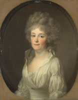 Johann Friedrich August Tischbein Portrait of Johanna Ferdinanda van Collen, Wife of Salomon Rendorp