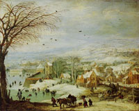 Joos de Momper II Winter Landscape