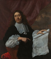 Lodewijk van der Helst Portrait of Willem van de Velde II (1633-1707), Painter