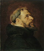 Workshop of Peter Paul Rubens Head of an Augustinian Monch