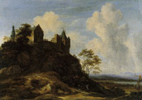 Jacob van Ruisdael View of Bentheim Castle