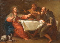 Studio of Sebastiano Ricci The Supper at Emmaus
