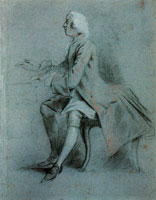 Cornelis Troost? Study of a Seated Gentleman