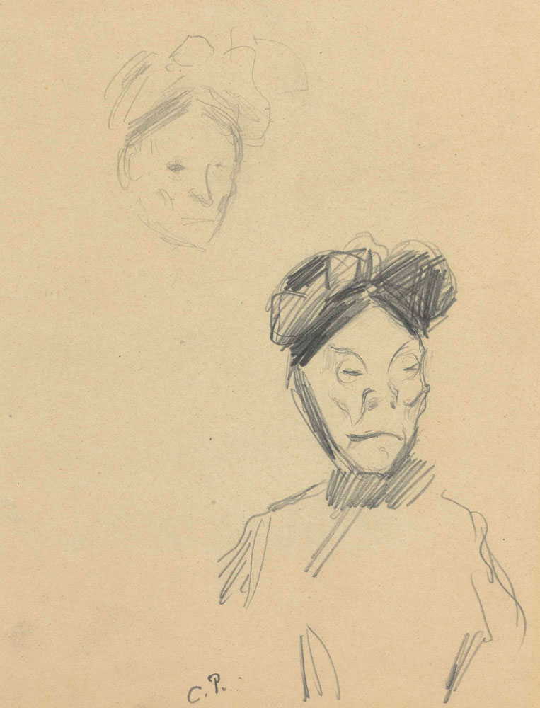 Camille Pissarro - Etudes de vieille femme