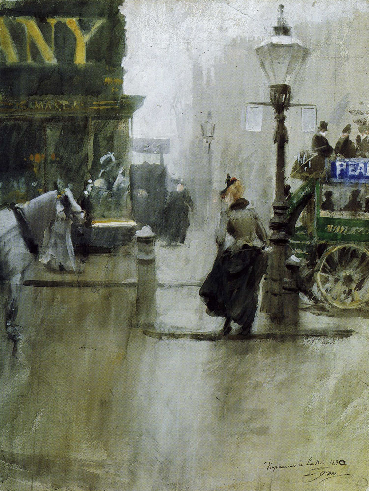 Anders Zorn - Impression of London