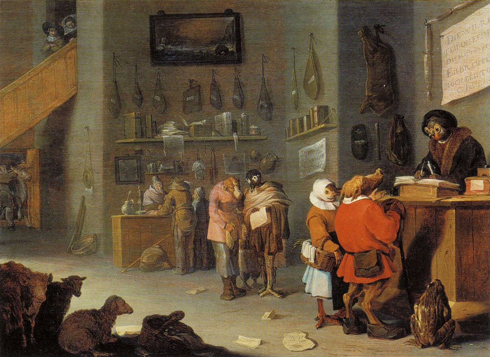 Cornelis Saftleven - Who sues for a cow...