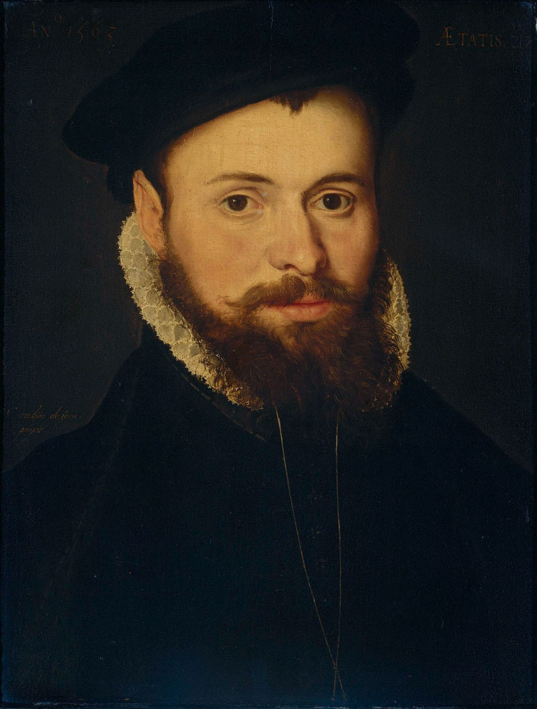 Cornelis de Zeeuw - Portrait of a young Man