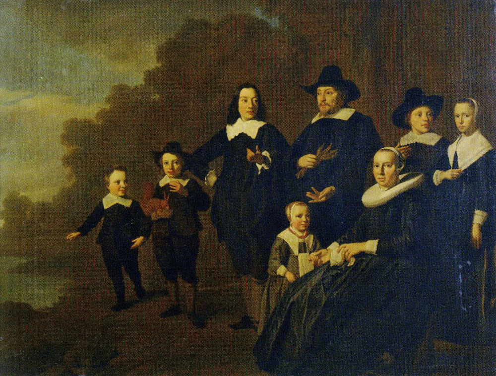 Copy after Jacob van Loo - Portrait of the Family Rutger van Weert