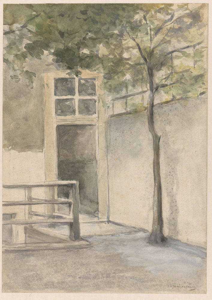 Jan Hendrik Weissenbruch - Corner of a Courtyard
