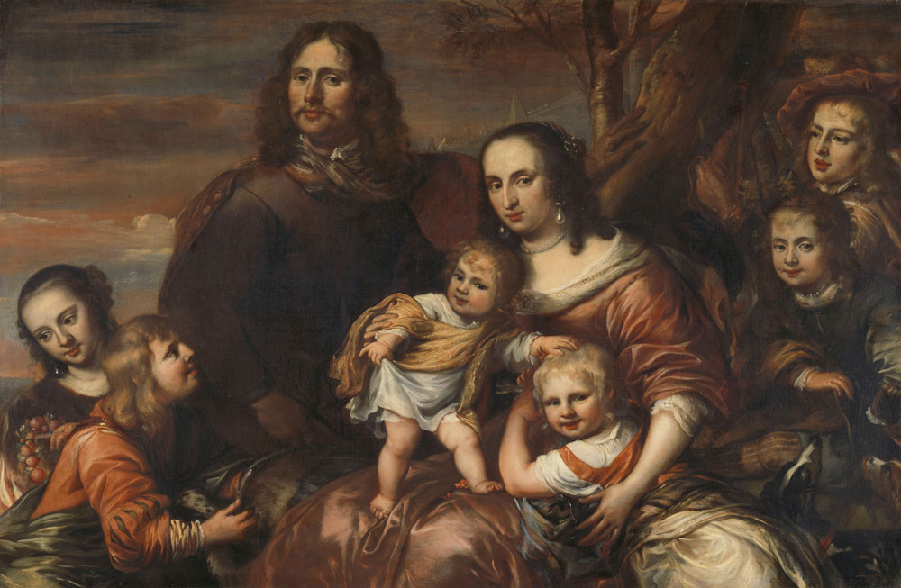 Jürgen Ovens - A couple with six children