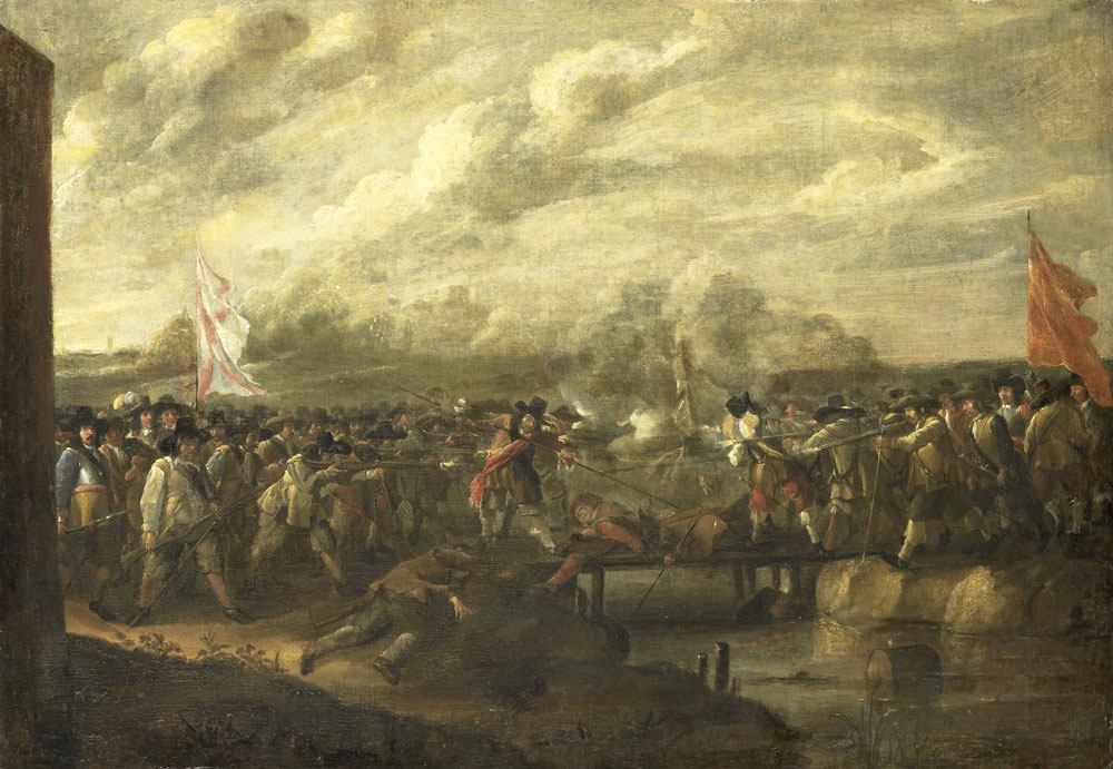 Nicolaes van Eyck - Infantry Skirmish in the Eighty Years War
