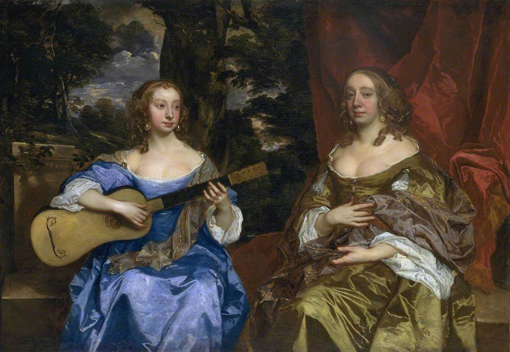 Peter Lely - Two Ladies of the Lake Family