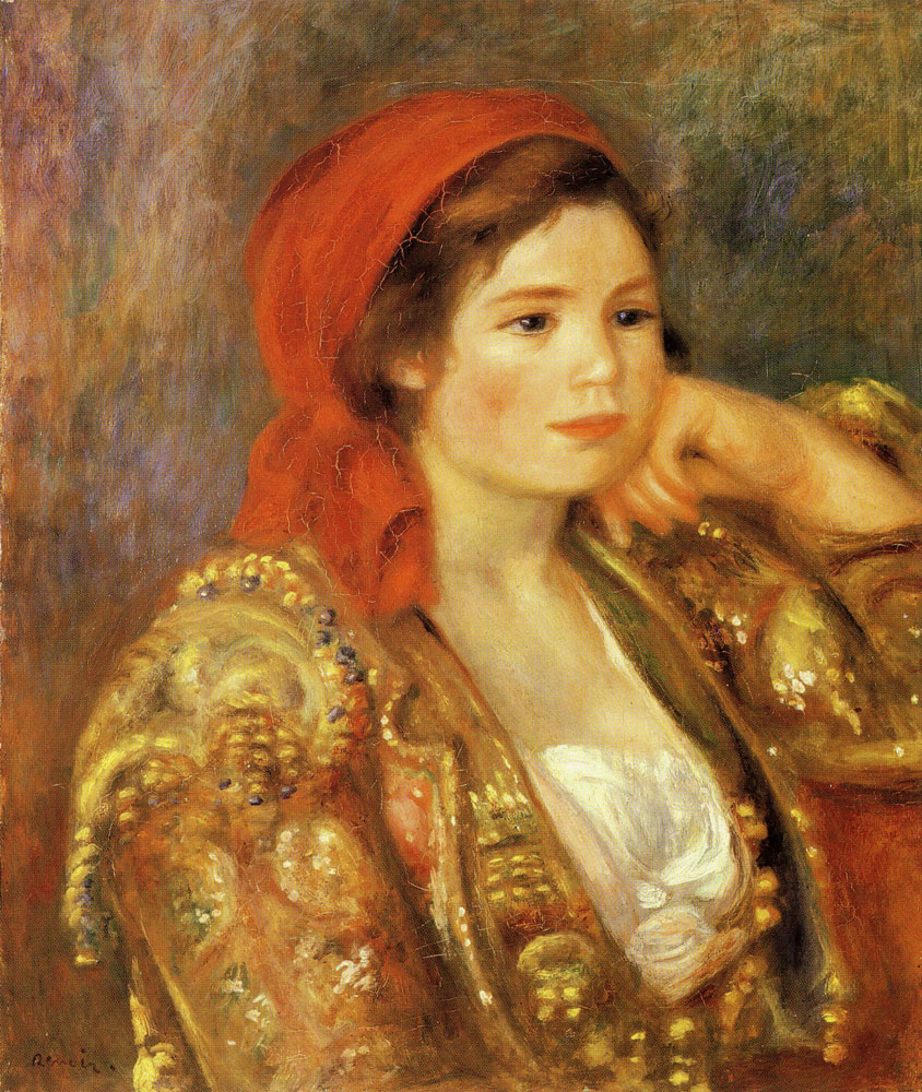 Pierre-Auguste Renoir - Girl in a Spanish Jacket