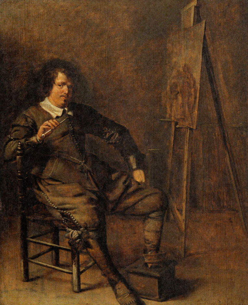 Pieter Codde - Self-Portrait in front of the Easel