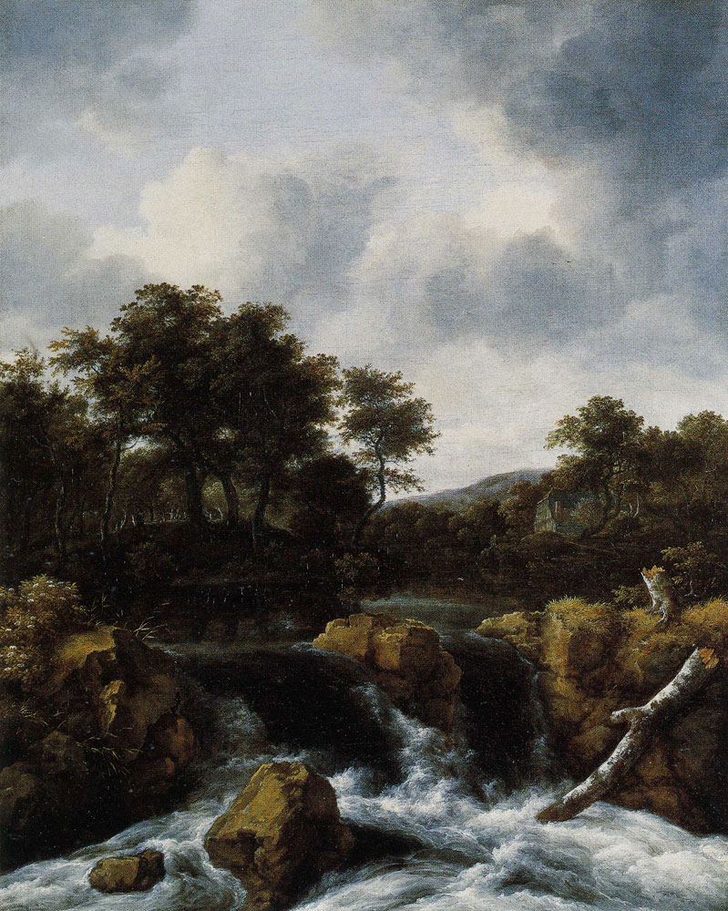 Jacob van Ruisdael - Waterfall in a Hilly Landscape