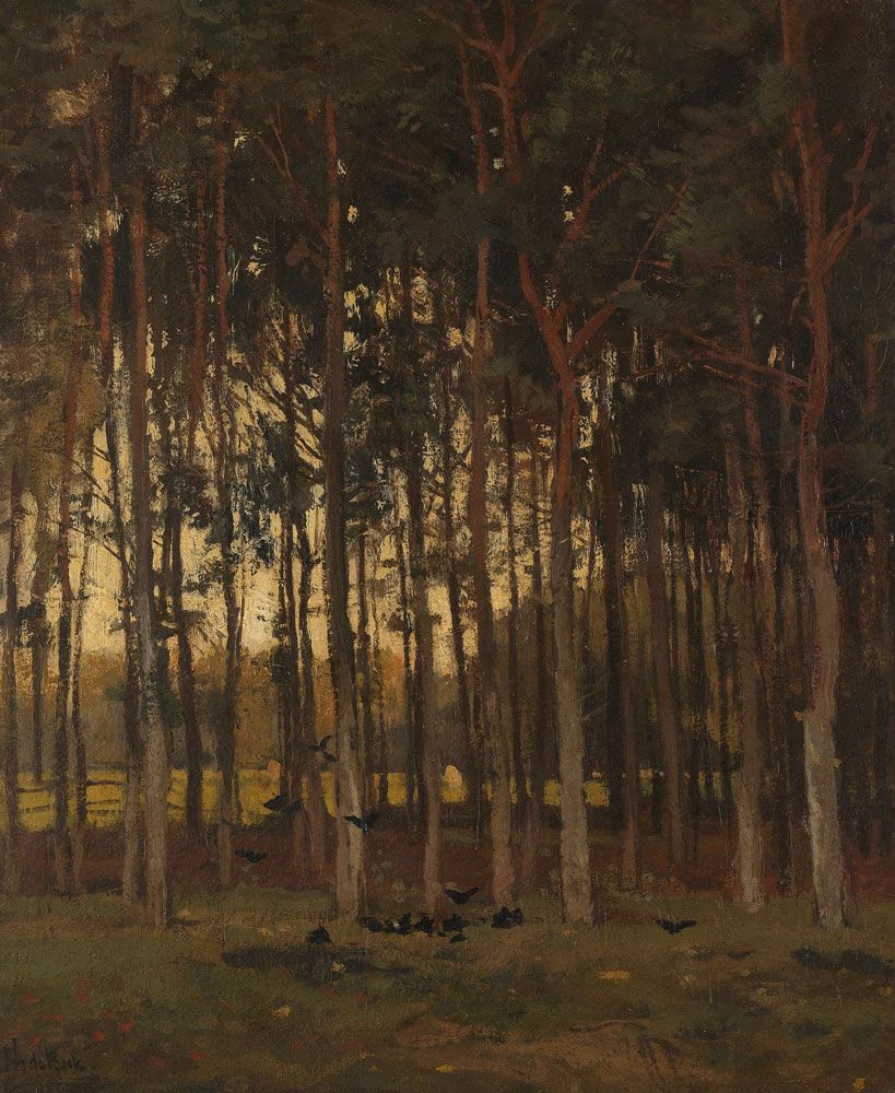 Théophile de Bock - View in the Woods