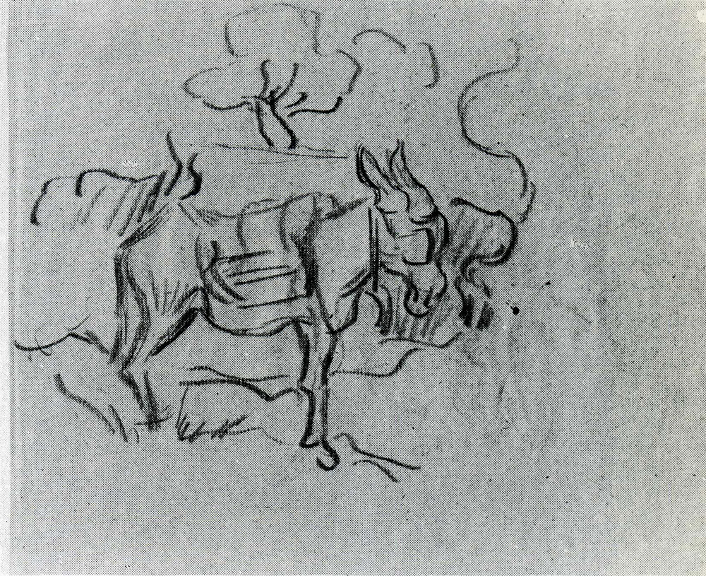 Vincent van Gogh - Sketch of a Donkey
