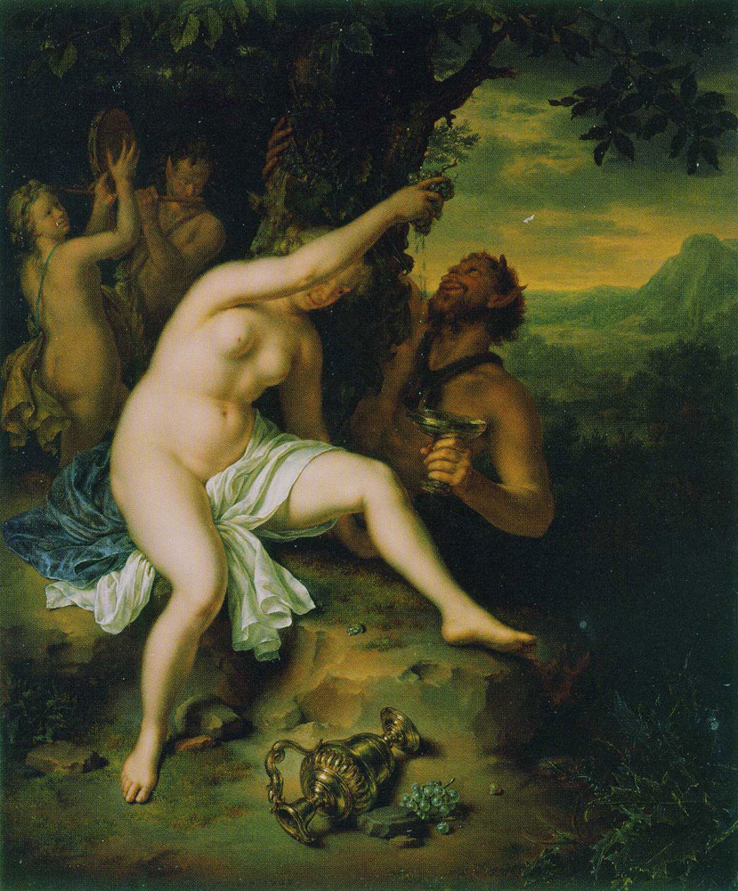 Willem van Mieris - Bacchanalian Scene