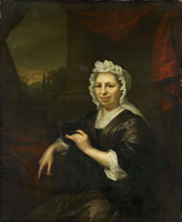 Arnold Boonen Brechje Hooft (1640-1721). Widow of Harmen van de Poll