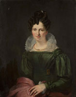 Christiaan Julius Lodewijk Portman - Portrait of Maria Christina Nijssen, Wife of Anthonie van der Hout