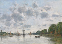 Eugène Boudin La Meuse à Dordrecht  