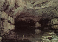 Gustave Courbet The Cave of Loue
