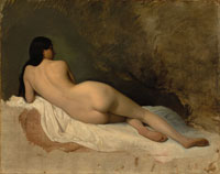 Isidore Pils Study of a Reclining Nude