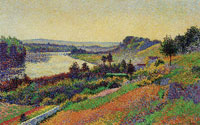 Maximilien Luce The Seine at Herblay