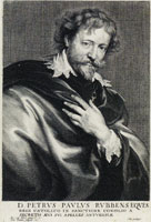 Paulus Pontius after Anthony van Dyck Portrait of Peter Paul Rubens