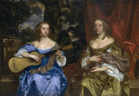 Peter Lely Two Ladies of the Lake Family