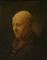 Copy after Rembrandt Portrait of a man, perhaps Rembrandt's father, Harmen Gerritsz van Rijn