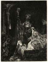 Rembrandt The Presentation in the Temple (in the 'dark manner')