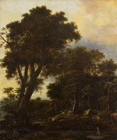 Roelant Roghman Forest landscape with lean-to