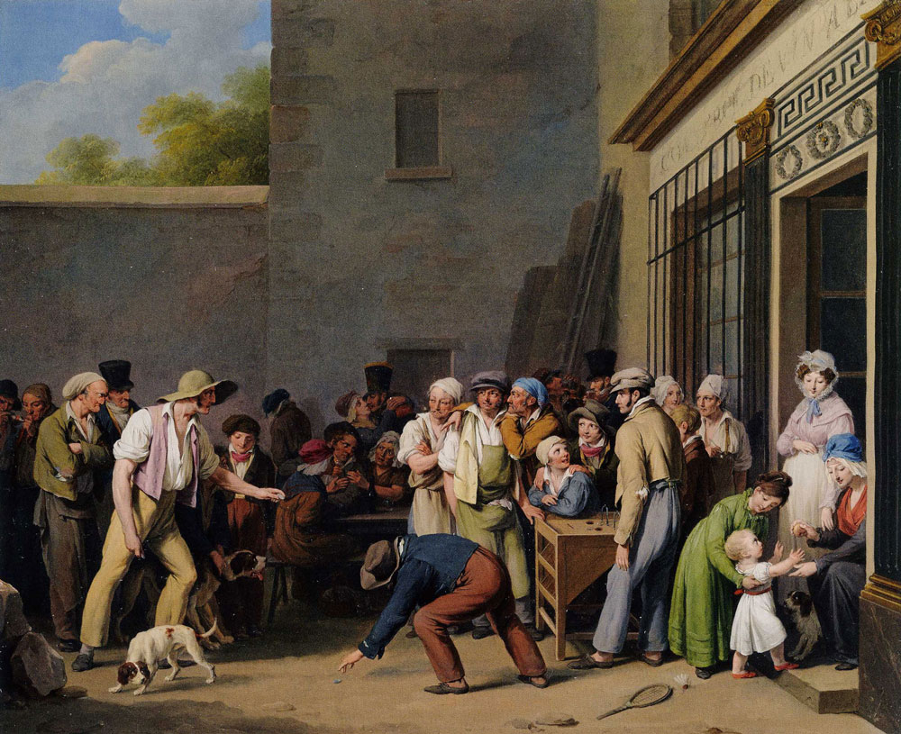 Louis-Léopold Boilly - The Barrel Game