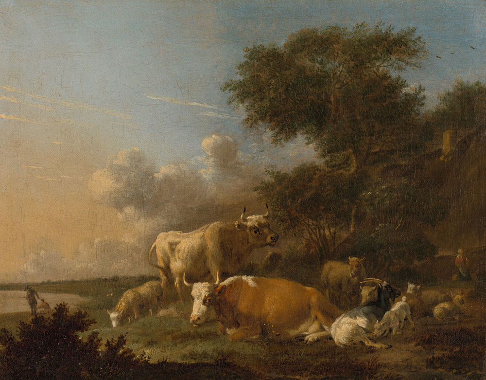 Albert Jansz. Klomp - Landscape with Cattle