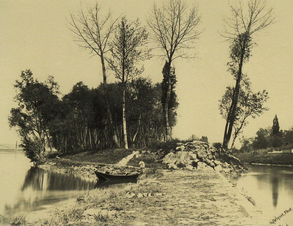 Alfred Briquet - Barque on a Riverbank