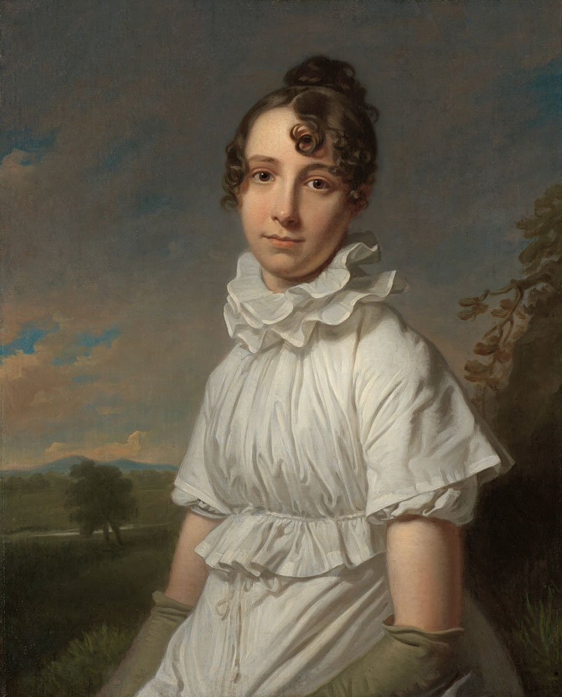 Charles Howard Hodges - Portrait of Emma Jane Hodges