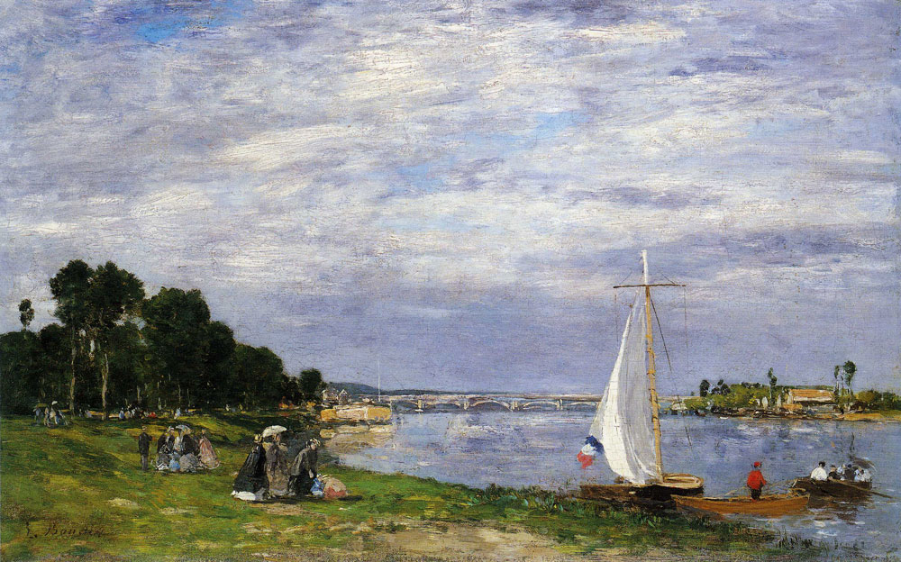 Eugène Boudin - The Seine at Argenteuil