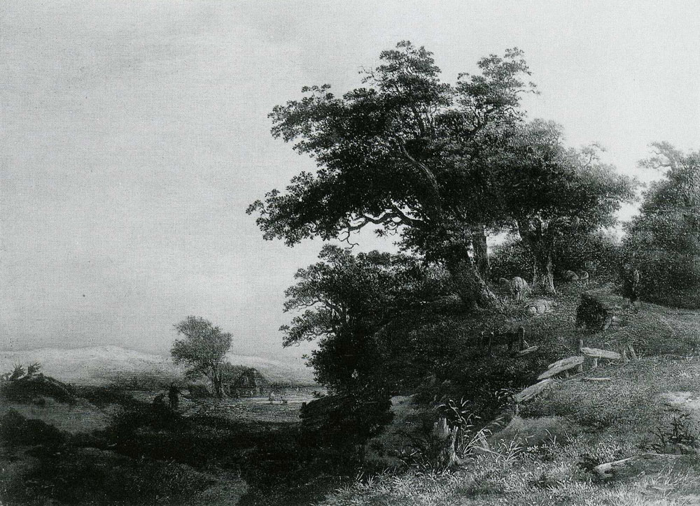 Jacob van Ruisdael - Dunes with Three Oaks on a High Hill