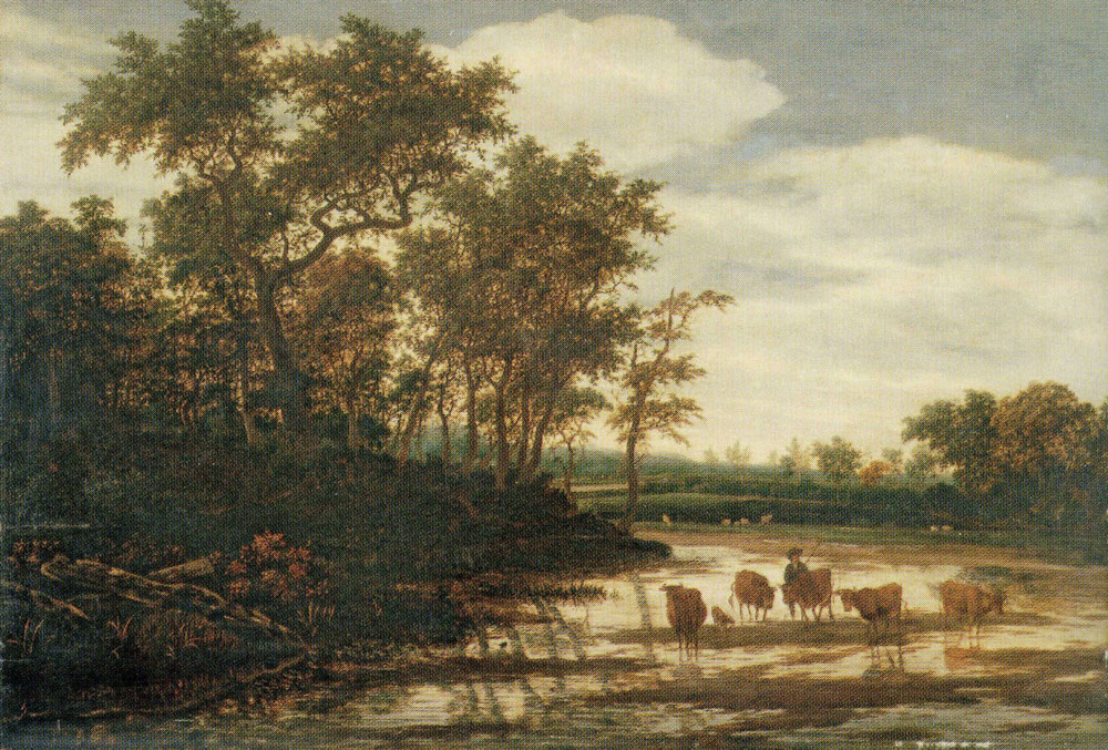 Jacob Salomonsz. van Ruysdael - A Marsh in a Forest