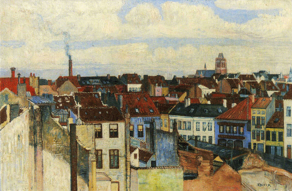 James Ensor - View of Ostend