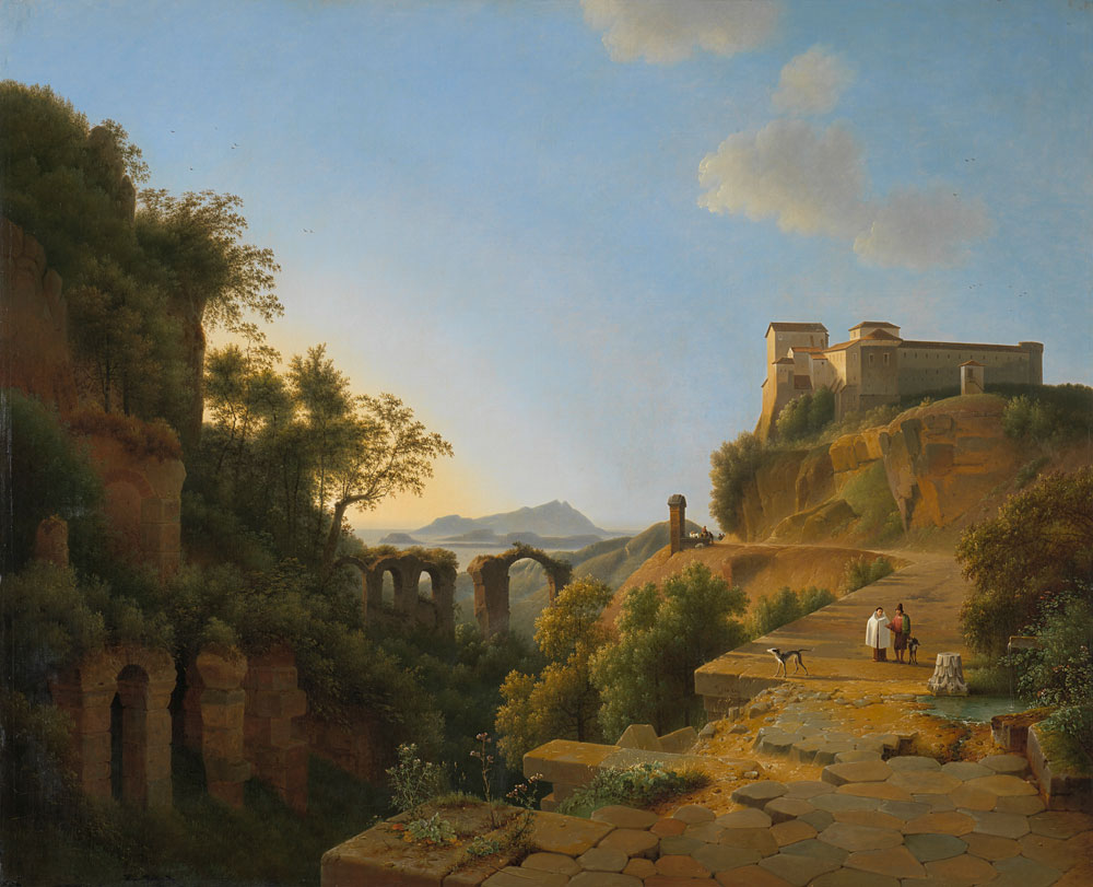 Josephus Augustus Knip - The Gulf of Naples with the Island of Ischia in the Distance