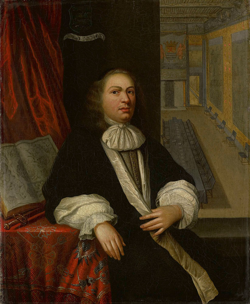 Anonymous - Portrait of Justus de Huybert, Clerk of the States of Zeeland and of the Admiralty