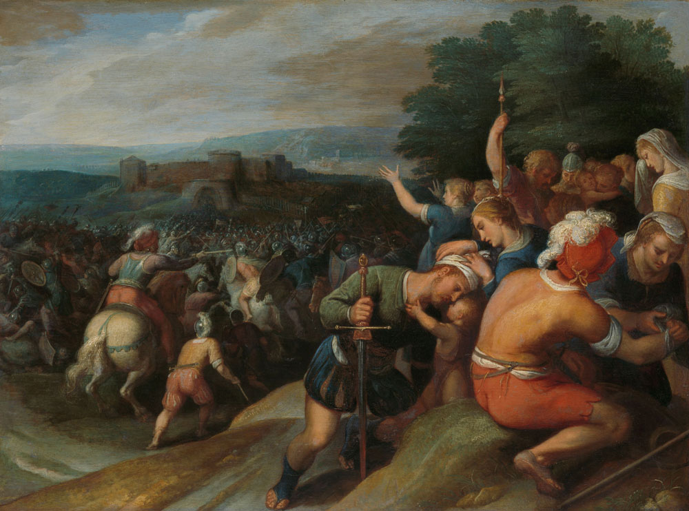 Otto van Veen - The Batavians Surround the Romans at Vetera