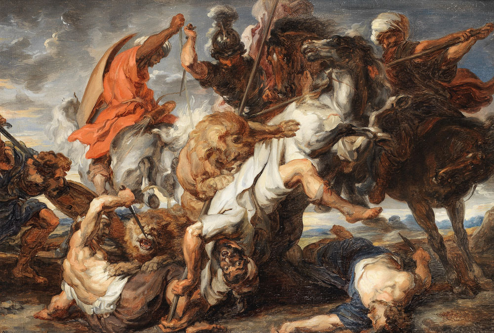 After Peter Paul Rubens - The Lion Hunt
