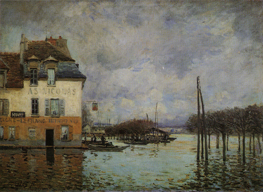 Alfred Sisley - The Flood at Port Marly