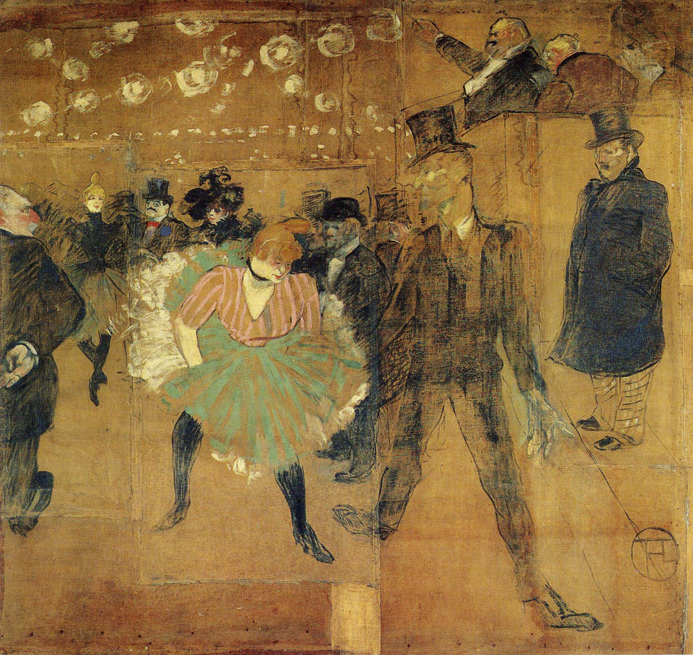 Henri de Toulouse-Lautrec - Dancing at the Moulin Rouge