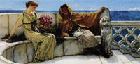 Lawrence Alma-Tadema Amo Te, Ama Me