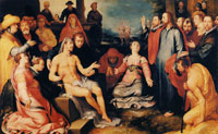 Cornelis van Haarlem The Raising of Lazarus